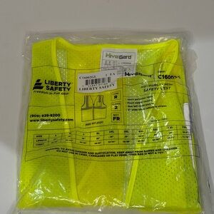 Liberty Safety High-Visibility Neon Yellow Reflective Vest